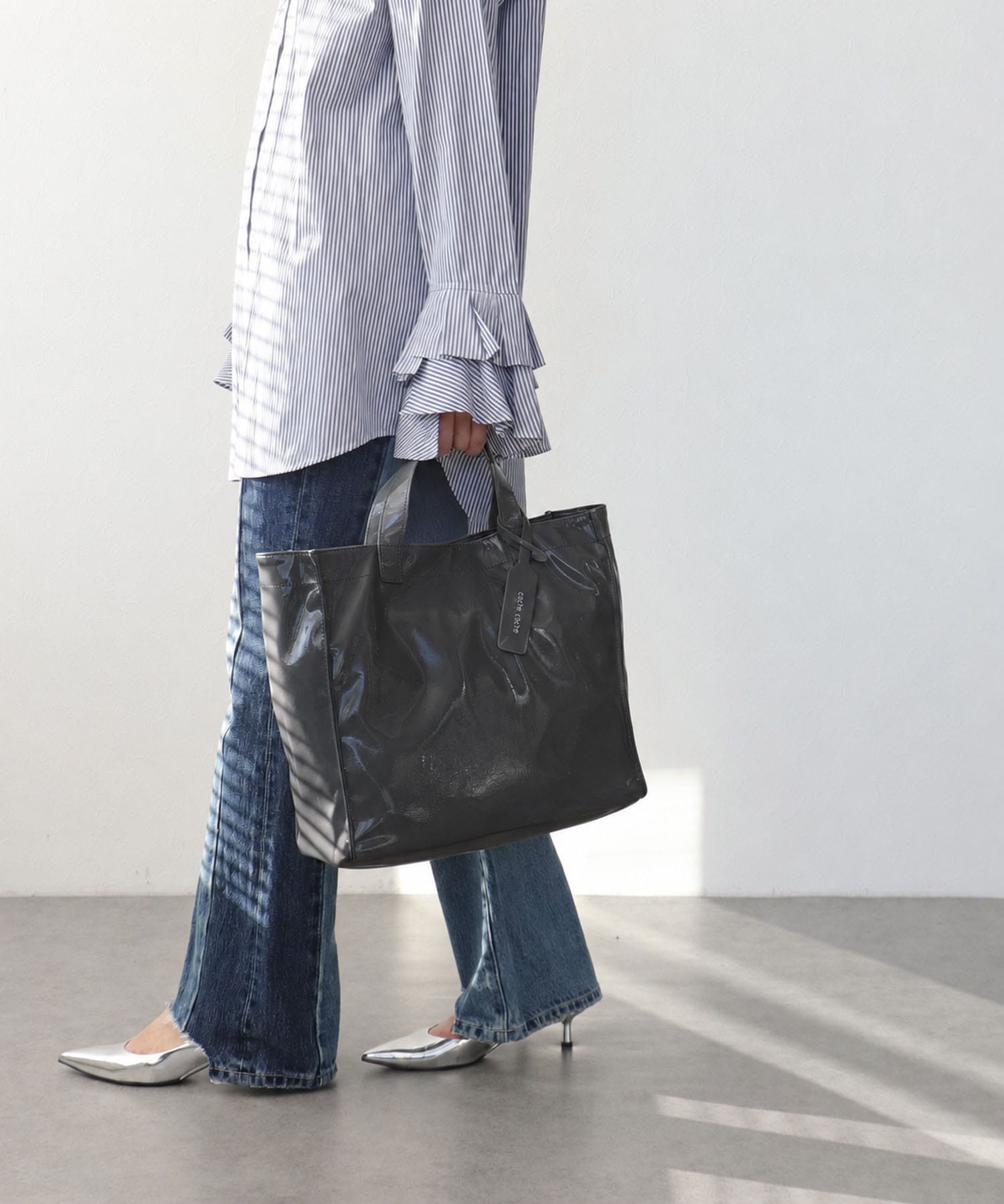 ≪ロングセラー≫【ソフトエナメルショッパーBAG